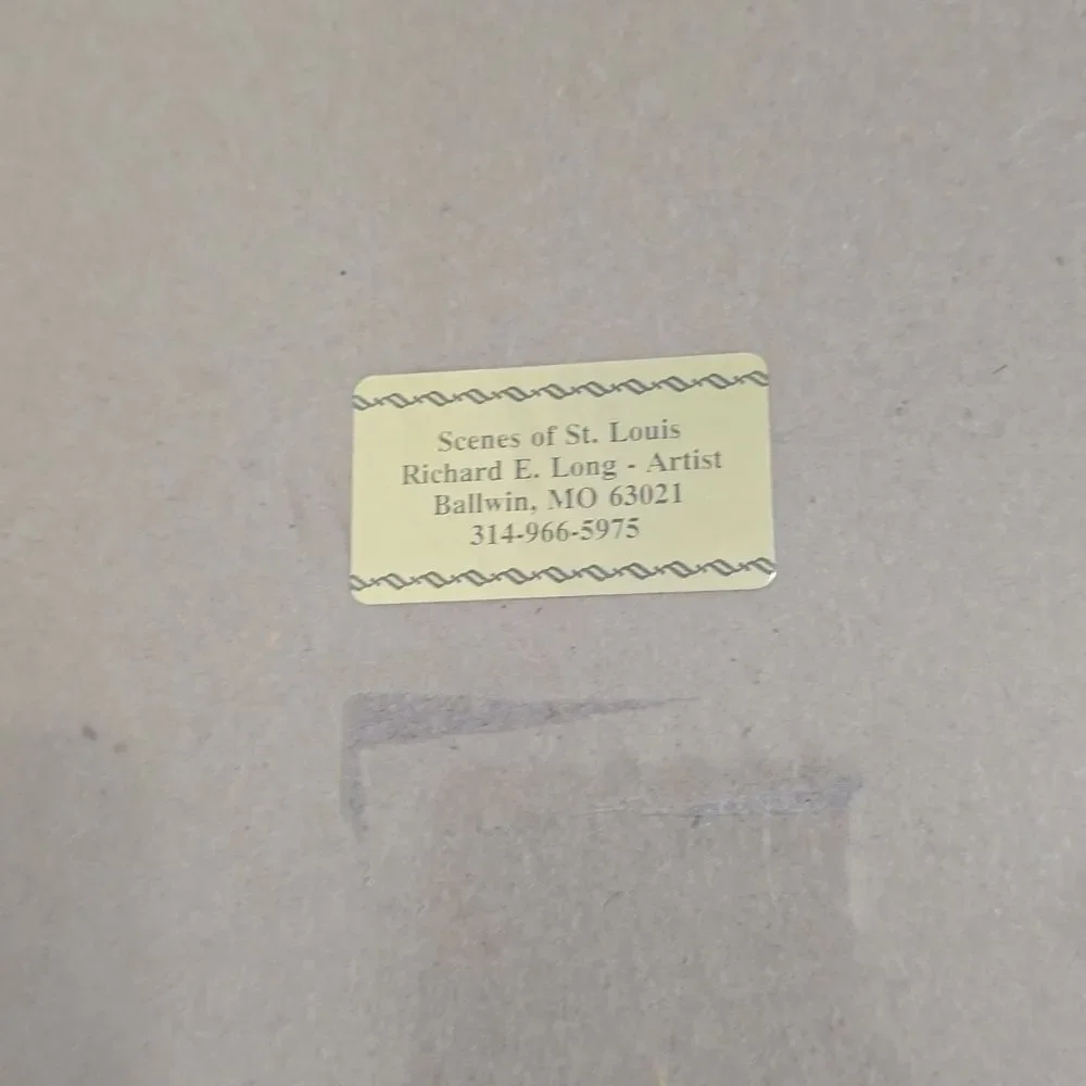St. Louis Lithigraph Signed Copy‎ By Richard E. Long Print